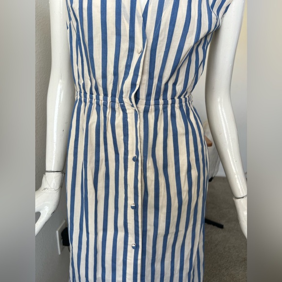 Ali & Jay Tie Wrap Stripped V-Neck Dress Boho Coastal-S - Picture 2 of 14